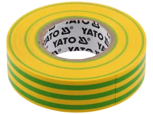 Taśma izolacyjna żółto-zielona PVC 19mm x 20m YATO