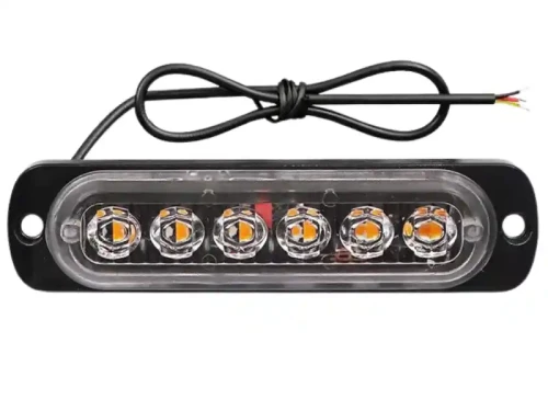 Lampa ostrzegawcza LED 12V x 6 diod