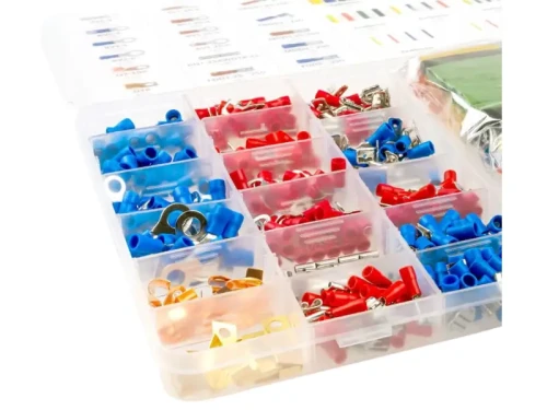 Konektory elektryczne i rurki termokurczliwe 678 sztuk_1