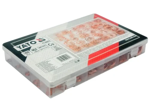Zestaw podkładek miedzianych 300 sztuk YT-06872 YATO opakowanie