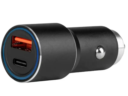 Ładowarka samochodowa USB/USB-C 38W 02934