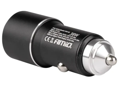 Ładowarka samochodowa USB/USB-C 38W 02934 - 2