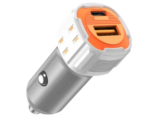 Ładowarka samochodowa USB i USB-C 38W 03883