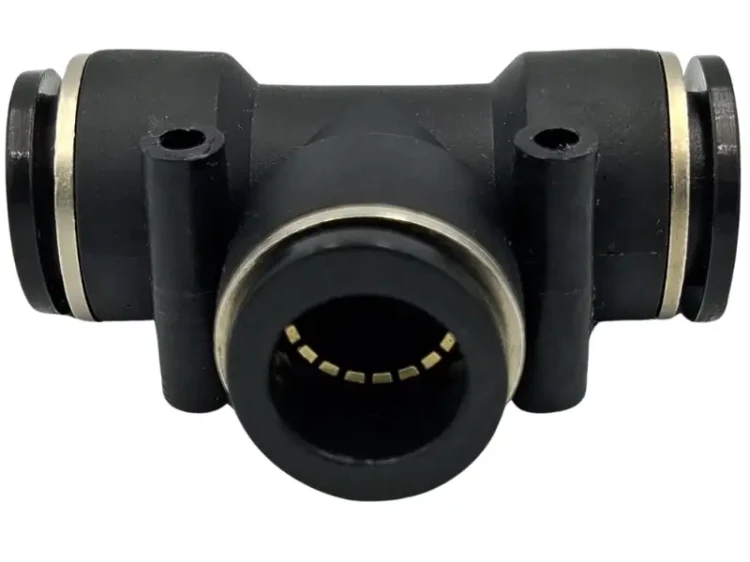 Trójnik przewodu tekalan 15x15x15mm Black