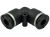 Złącze wtykowe tekalan kątowe 5mm Black