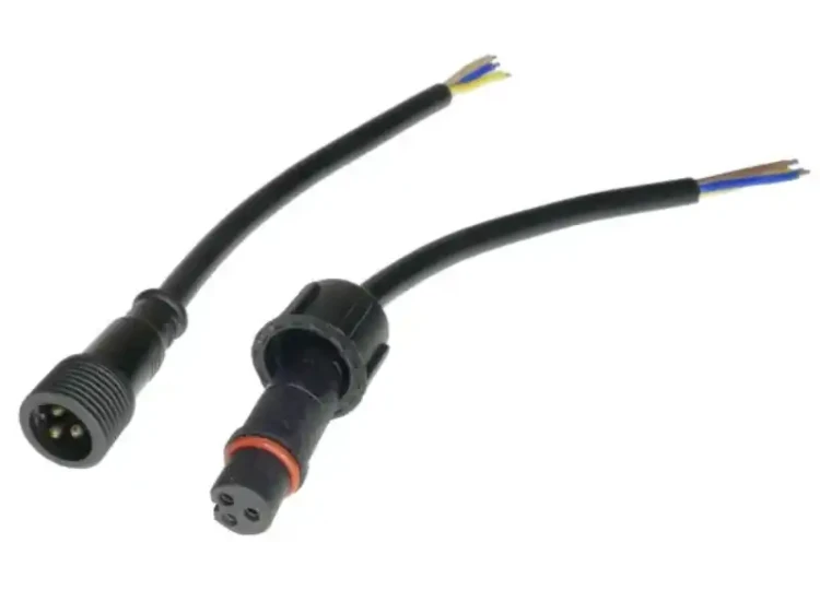 Kostka hermetyczna 3 PIN z gwintem 40 cm