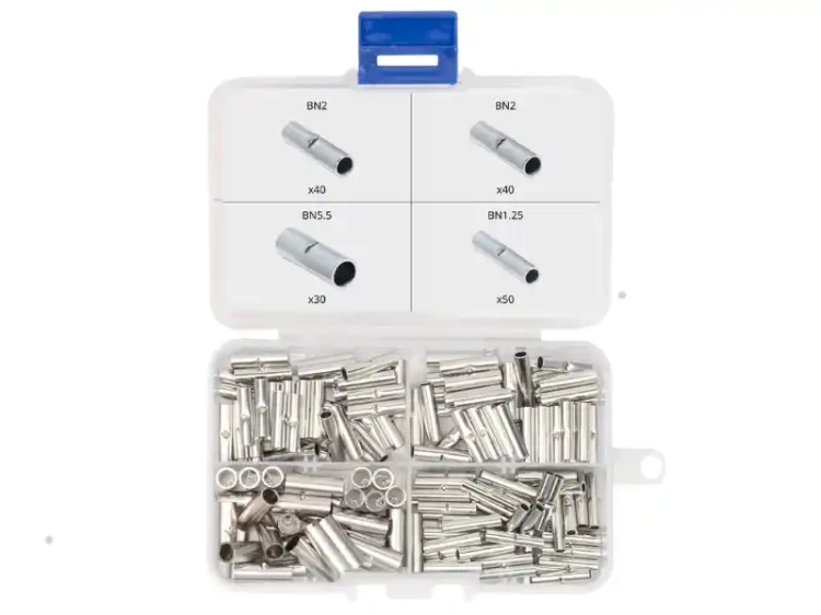 Zestaw złączek kablowych tulejkowych - 160 sztuk