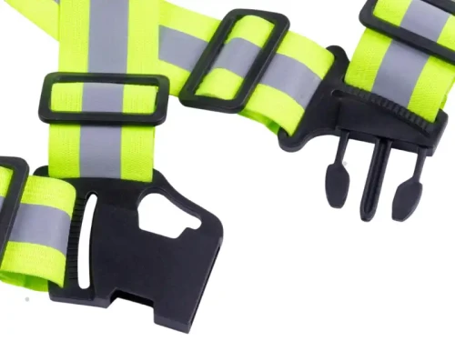 Szelki odblaskowe zielone - 1