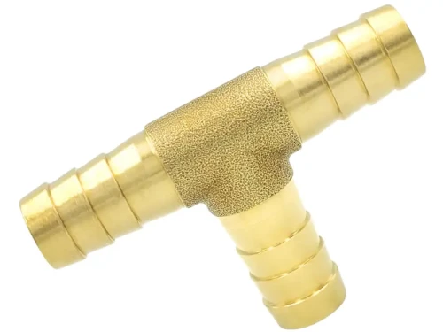 Trójnik choinkowy 10mm typ T mosiądz