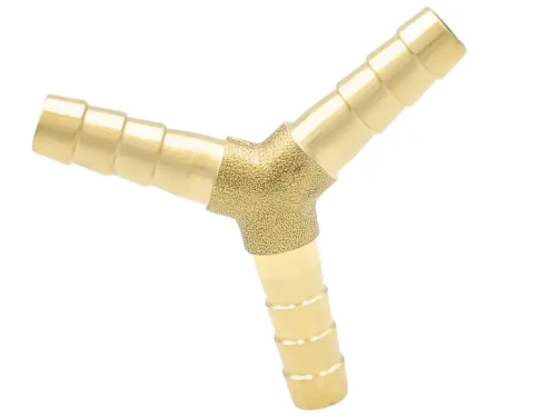 Trójnik do węży Y 6mm mosiężny