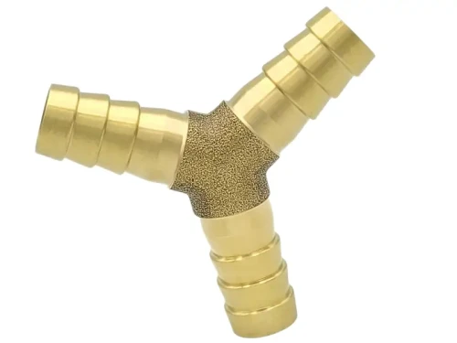 Trójnik do węży Y 10 mm mosiężny