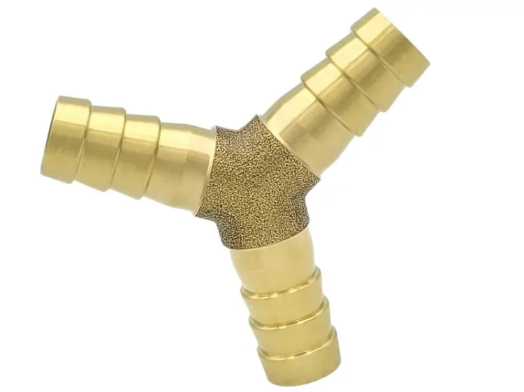 Trójnik do węży Y 10 mm mosiężny