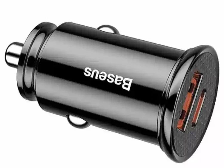 Ładowarka samochodowa BASEUS USB-C i USB-A 30W - 4