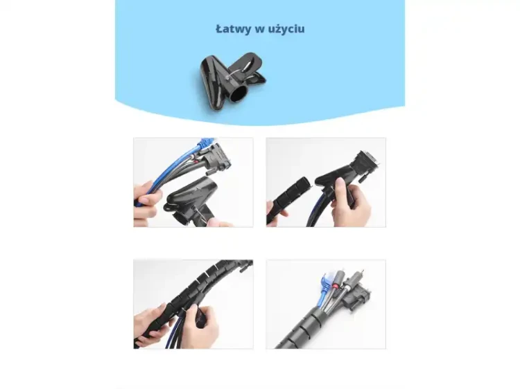 Organizer do kabli w tubie UGREEN LP121, 1.5m - 3