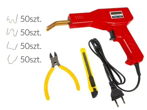 Zgrzewarka do plastiku i tworzyw sztucznych 50W + zestaw 200 zszywek - 1