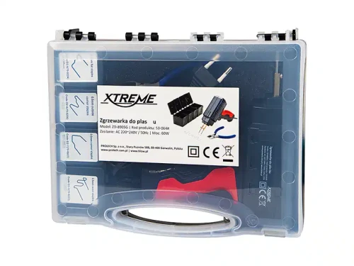 Spawarka do plastiku i tworzyw sztucznych 60W - zestaw - 1