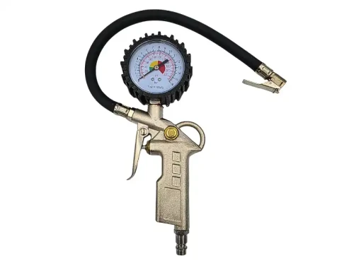 Pistolet do pompowania kół z manometrem 12 bar