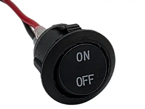 Przełącznik kołyskowy ON-OFF 6A 250V + przewody 15cm