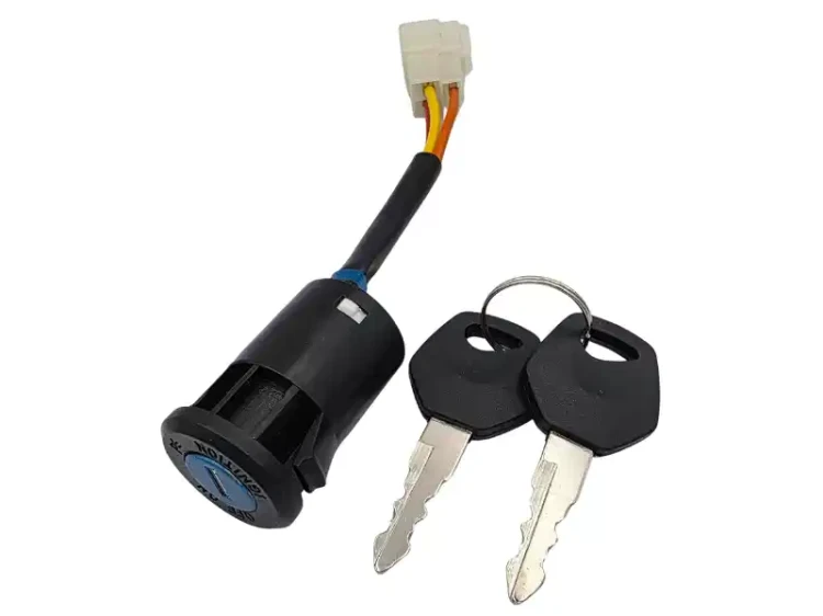 Stacyjka przełącznik na kluczyk 12V 20A – 3 pozycje (OFF-ON-LIGHTS) + 2 kluczyki