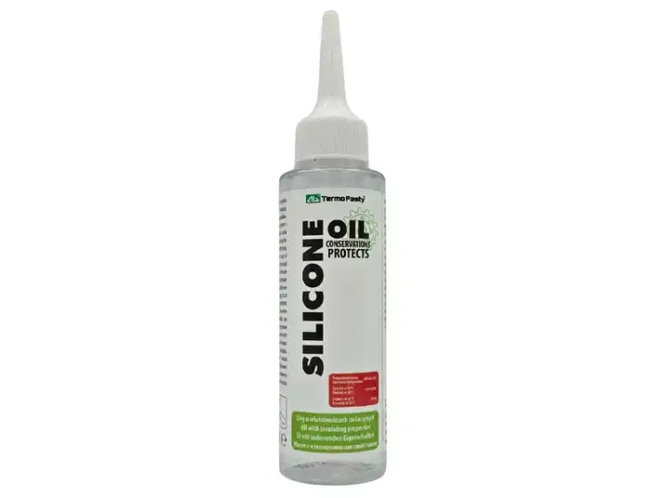 Olej silikonowy 100 ml w precyzyjnej oliwiarce – izolujący i zabezpieczający (-50°C do +200°C)