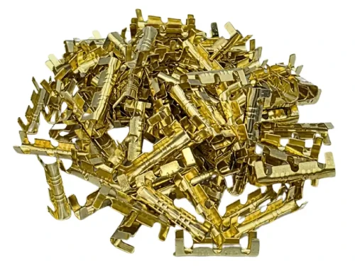 Łącznik przewodów nieizolowany 0.5–1.5 mm² – zaciskana tulejka (zestaw 100 sztuk)