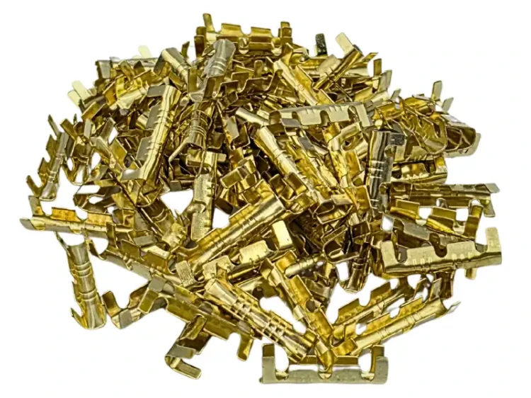 Łącznik przewodów nieizolowany 0.5–1.5 mm² – zaciskana tulejka (zestaw 100 sztuk)