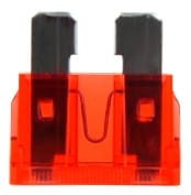 Bezpiecznik samochodowy unival 10A czerwony 1szt.