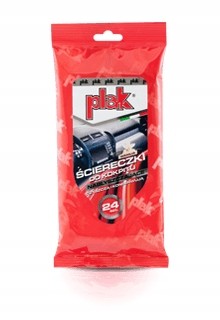 Plak ściereczki nabłyszczające do kokpitu 24 sztuki