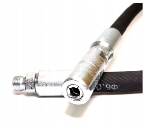 Wężyk do smarownicy z końcówką 4 szczękową 3 m