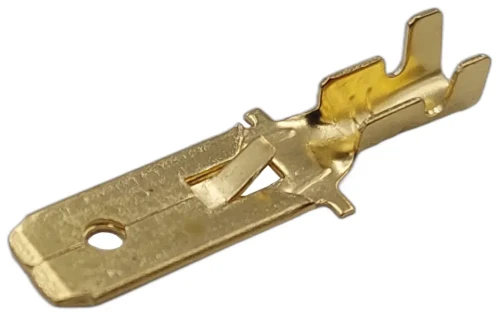 Złączka konektorowa męska E 6,3 z zatrzaskiem do kostki