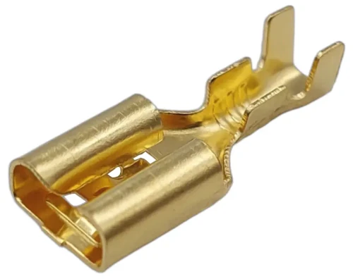 Złączka konektorowa żeńska J 6,3 z zatrzaskiem do kostki 100 szt.