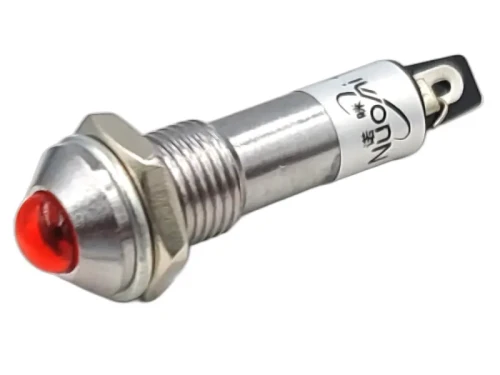 Kontrolka LED 12V wypukła czerwona