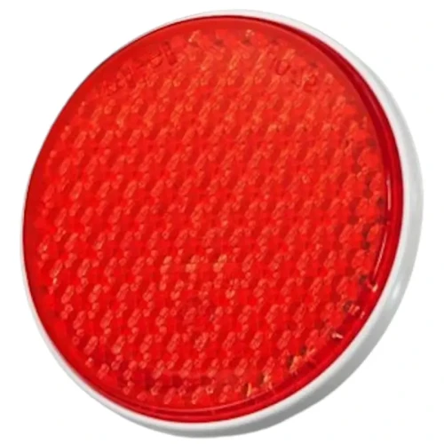 Odblask samoprzylepny czerwony 75mm