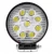Lampa robocza LED 12V 24V 9 LED okragła