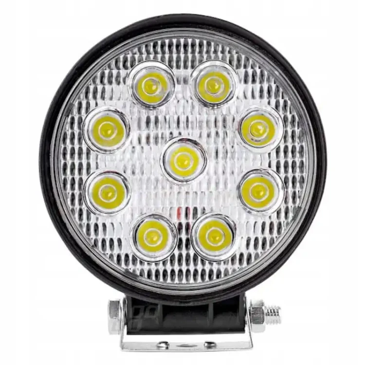 Lampa robocza LED 12V 24V 9 LED okragła