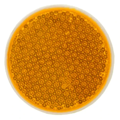 Odblask pomarańczowy żółty przykręcany na bok