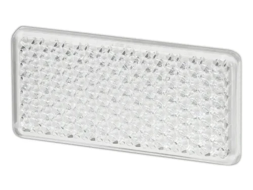 Lampka odblaskowa biała prostokątna samoprzylepna 46x96mm