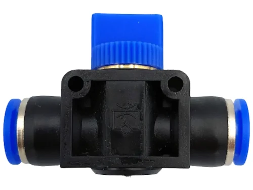 Złącze wtykowe z zaworem 10 mm do przewodów PA