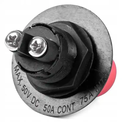 Wyłącznik masy akumulatora 50A 12V 24V strona montażowa