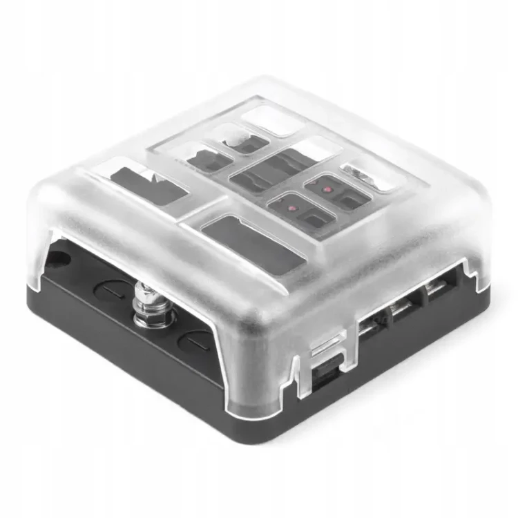 Skrzynka bezpieczników UNI x6 z kontrolką LED