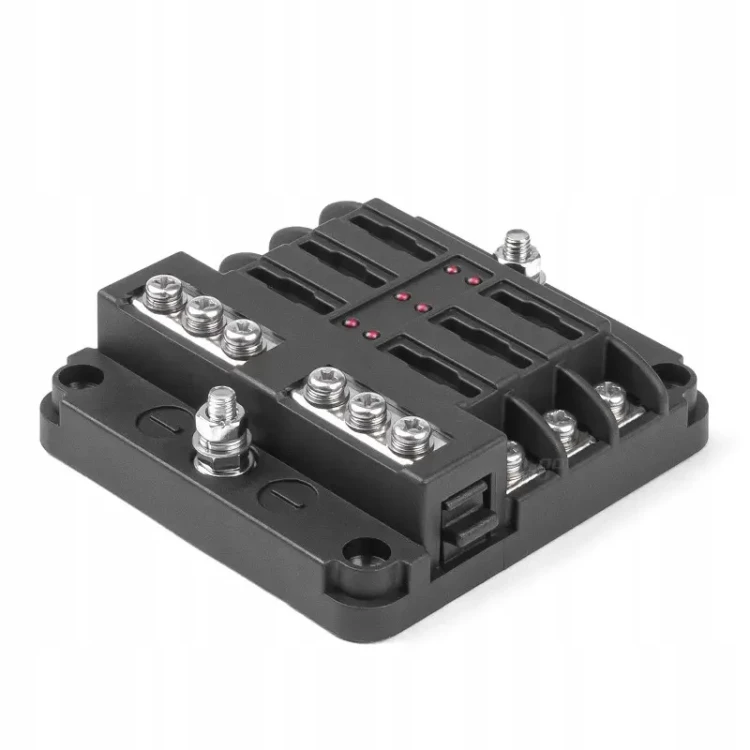 Skrzynka bezpieczników UNI x6 z sygnalizacją LED