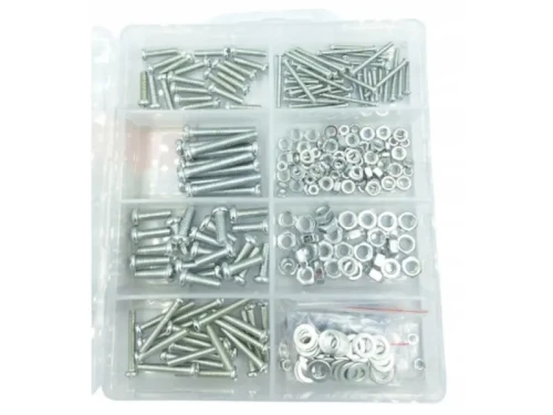 Zestaw śrubek, nakrętek i podkładek M2 M4 330 szt.