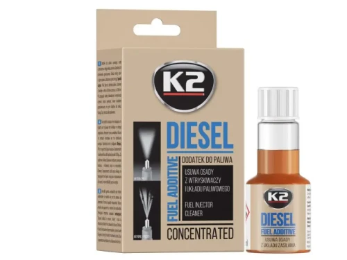 K2 DIESEL dodatek do czyszczenia wtryskiwaczy diesla 50ml