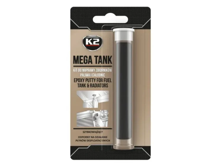 K2 MEGA TANK klej do zbiorników paliwa i chłodnic samochodowych
