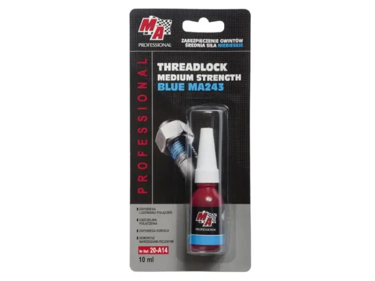 Moje Auto niebieski klej do gwintów 10ml