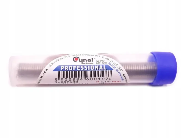 Cyna kalafonią 1mm fiolka