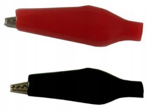 Krokodylki elektryczne małe - zestaw 2 szt.