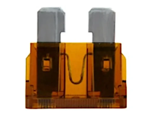 Bezpieczniki samochodowe UNI 7,5A 12V 24V brązowe 50szt.