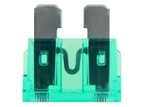 Bezpieczniki samochodowe UNI 30A 12V 24V zielone 50szt.