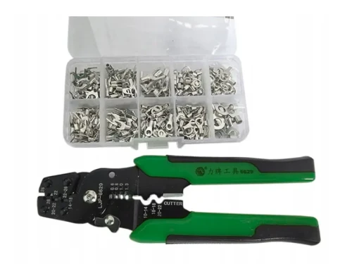 Zestaw konektorów 330 szt. z zaciskarką